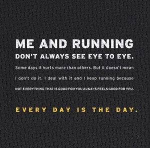 me and running don't always see eye to eye