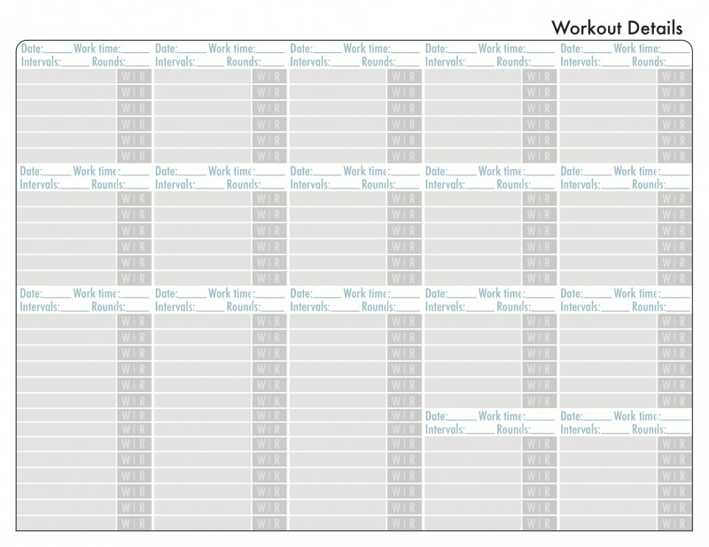 Workout calendar back {Piloting Paper Airplanes} workouts, training, fitness