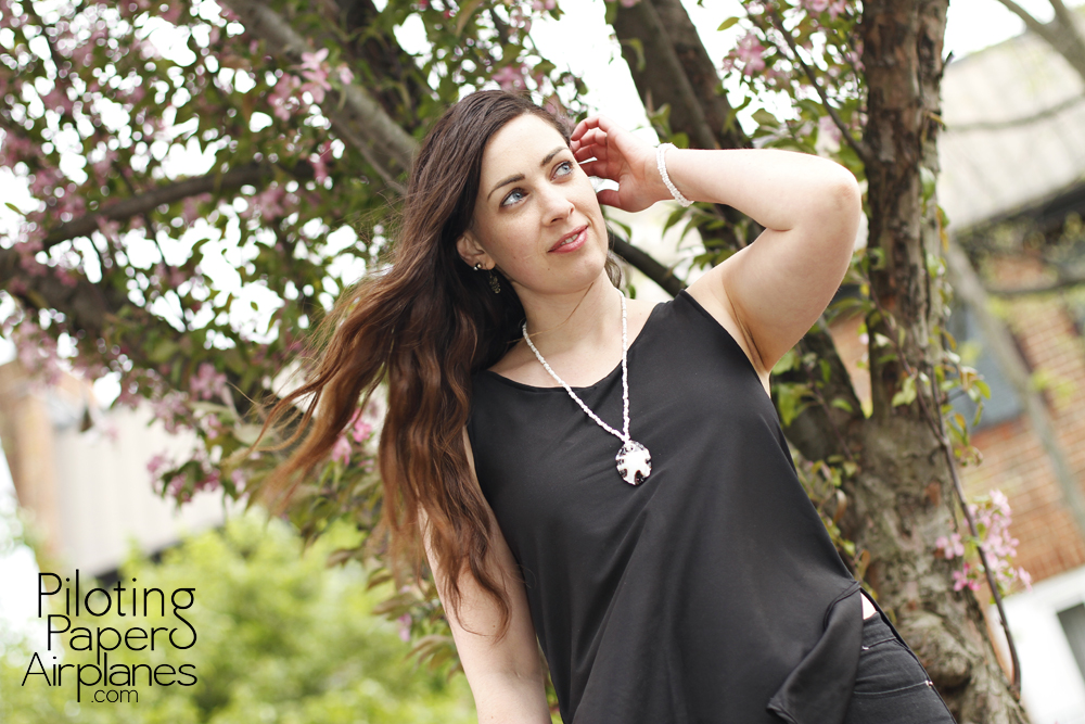 Breezy black top {PilotingPaperAirplanes} style, fashion, outfit